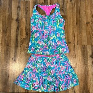 Lilly Pulitzer Luxletic Taye Skort & Matching Top